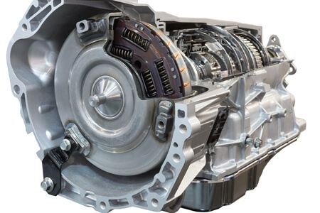 A picture of an automotive transmission.