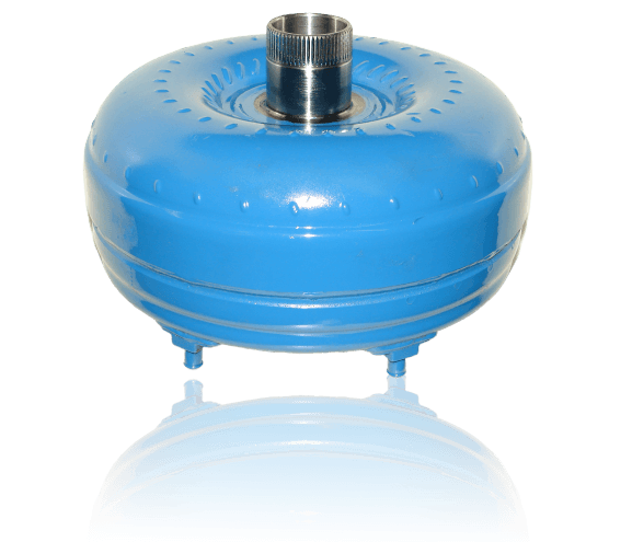 A picture of a blue Precision of New Hampton torque converter