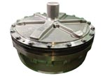 Bottom View of: Caterpillar Torque Converter 535b Skidder.